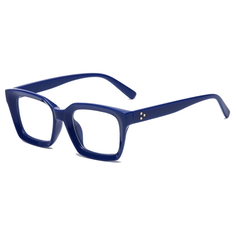 Minimalist Leopard Ac Square Full Frame Optical Glasses