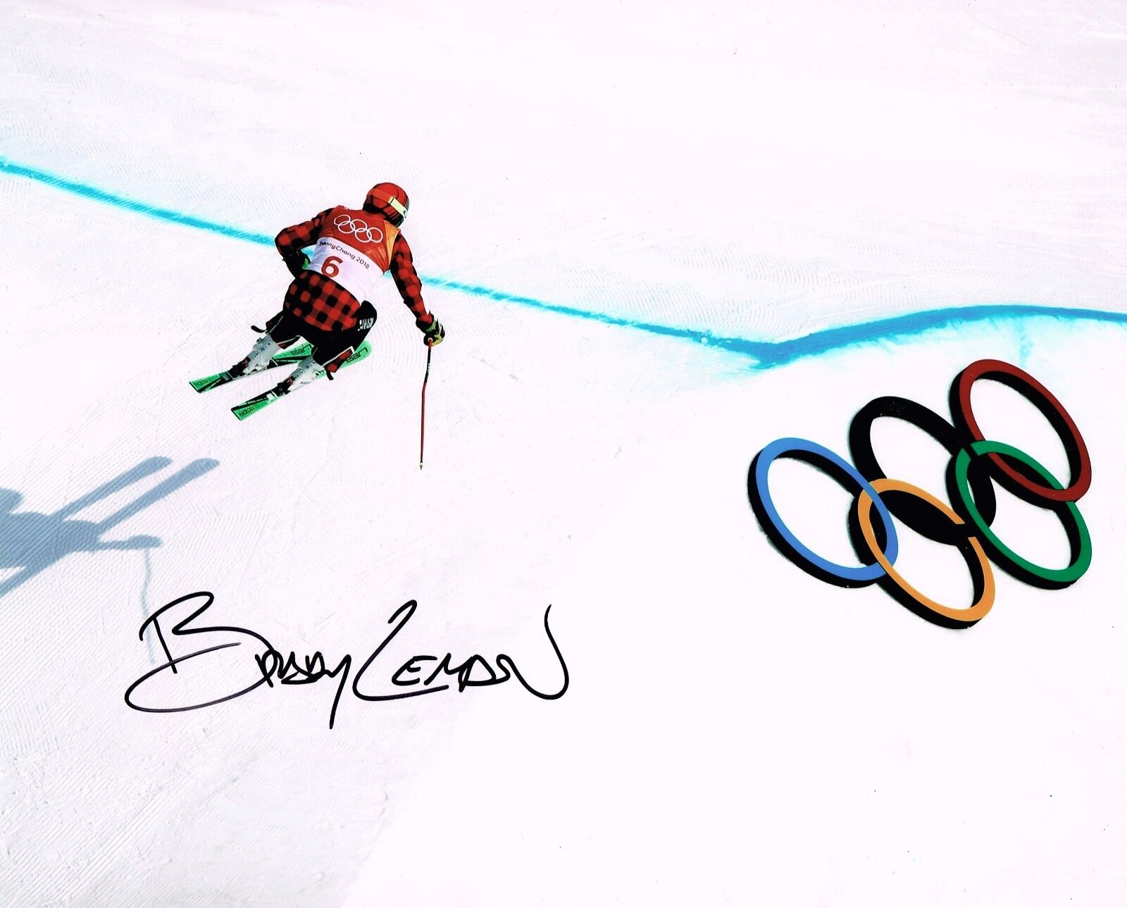 Brady Leman Hand Signed Autograph 8x10 Photo Poster painting In Person Proof Olympic Skier Medal