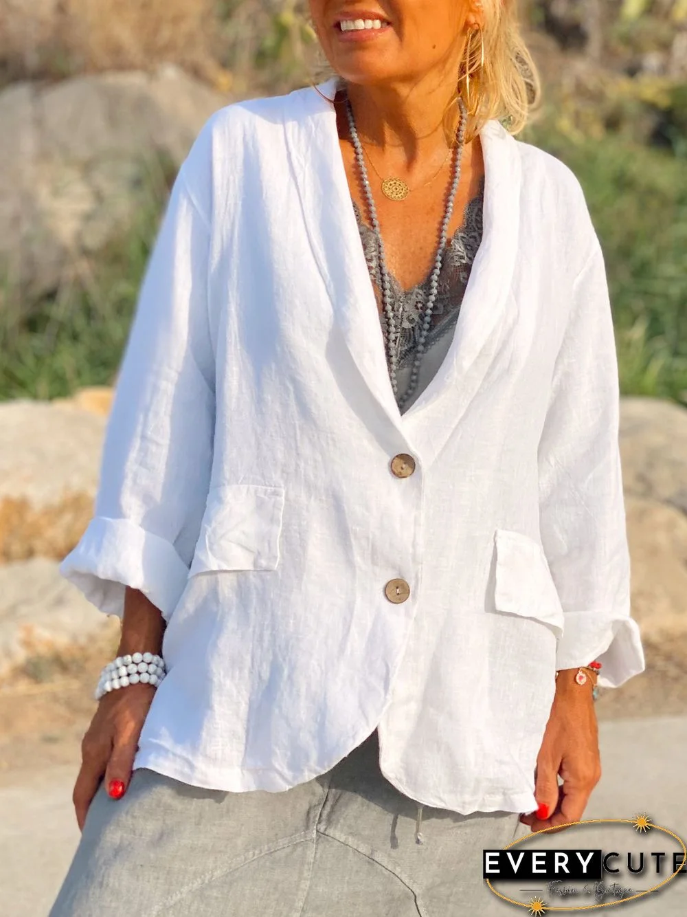 Basic Long Sleeve Cardigan