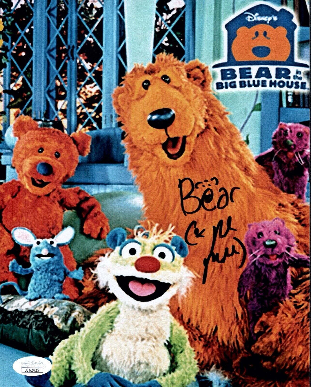 NOEL MACNEAL Signed BEAR IN THE BIG BLUE HOUSE 8x10 Photo Poster painting Autograph JSA COA Cert