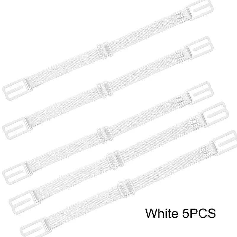 3/5PCS Bra Straps Anti-slip Belts Buckle Shoulder Straps Non-Slip Back Bralette Straps Holder Slip--resistant Accessories