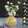 Wooden Vase Solid Mosaic Art Handmade Pasting Material Pack DIY Creative Decoration Kit