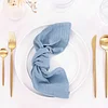 42x42cm Plain Colors Wedding Event Resturant Lockstitch Napkins