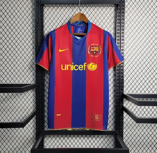 2007-2008 Barcelona Retro Home Football shirt 