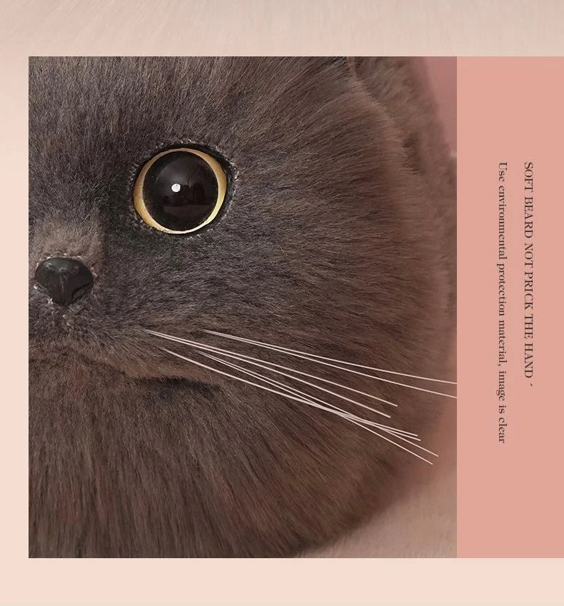 Fluffy British Blue Cat Bag Cat Purse