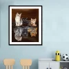 Cats  | Full Round Diamond Painting Kits