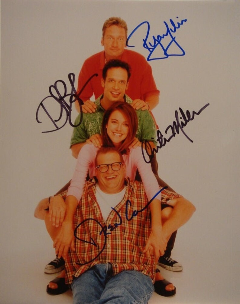 DREW CAREY SHOW Cast Signed Autographed Photo Poster painting X4 Ryan Stiles, Christa Miller, Diedrich Bader wcoa