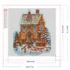 uk.everydayedeals (Limited Stock)Diamond Painting - Round AB Drills - Xmas Biscuit(45*45cm)