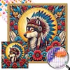 Animal - Round AB Drills Diamond Painting(45x45cm)