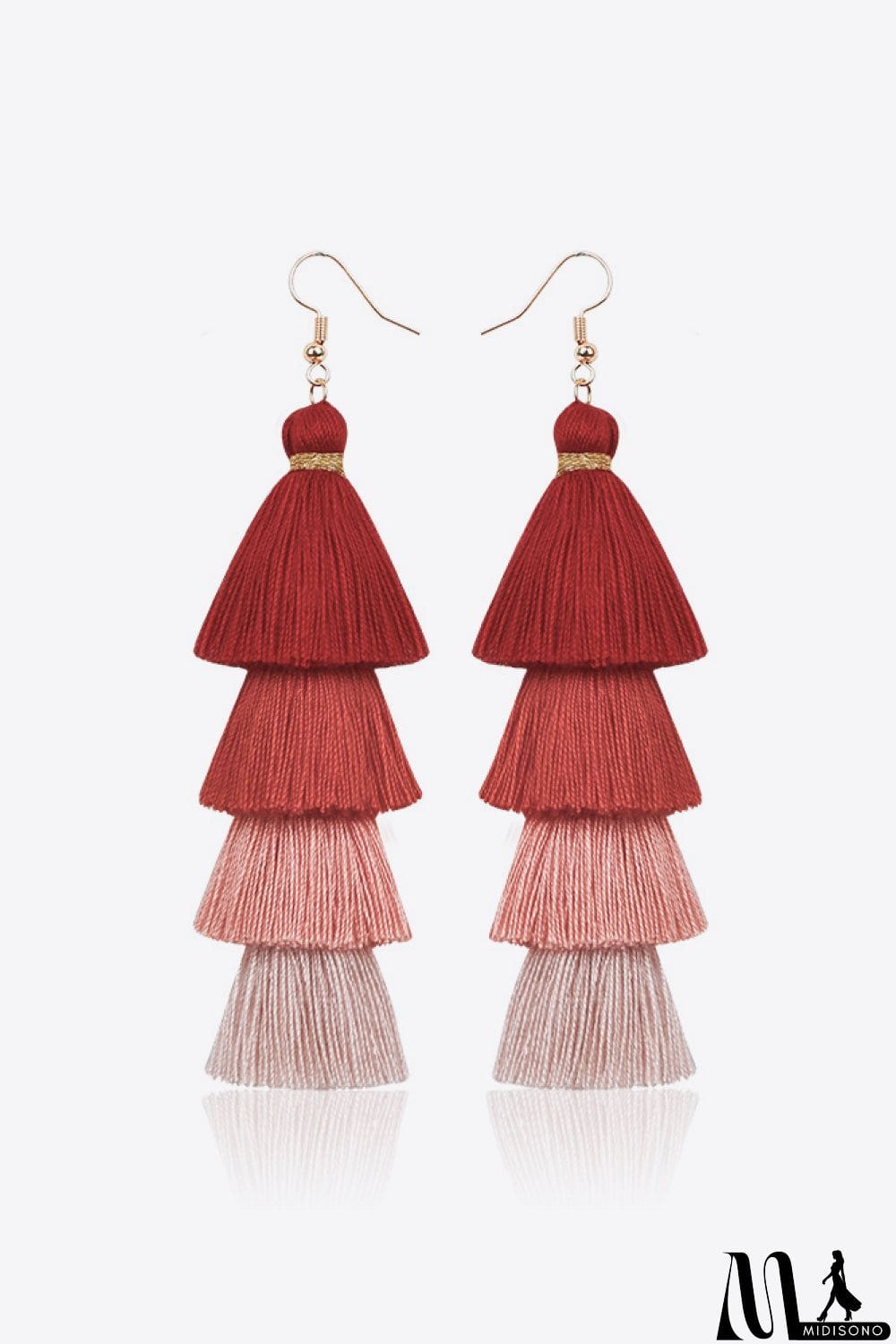 MidiSono - Layered Tassel Earrings
