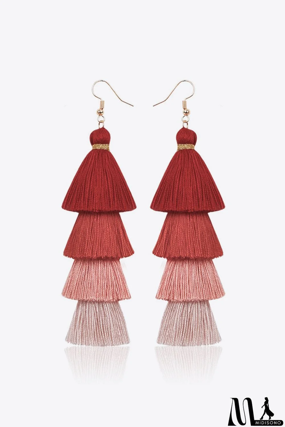 MidiSono - Layered Tassel Earrings