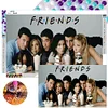 Friends-Full rond diamant peinture-85 * 55cm-grande taille