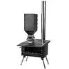 [US Local Warehouse] Portable Wood Burning Stove with Stainless Steel Construction Compact Tent Stove Chimney Pipes Included Firewood Stoves for Outdoor Heating & Cooking Ice Fishing Hunting