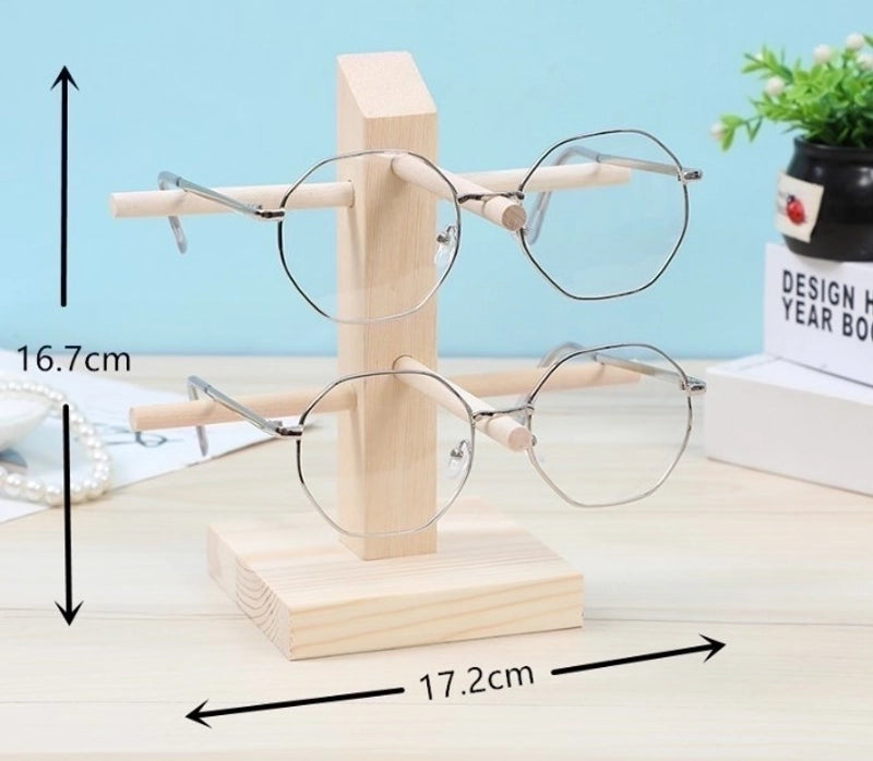 Minimalist Geometric Solid Wood Jewelry Display