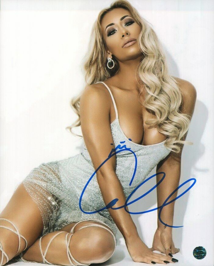 CARMELLA - WWE Autographed Original 8x10 Photo Poster painting LOA TTM