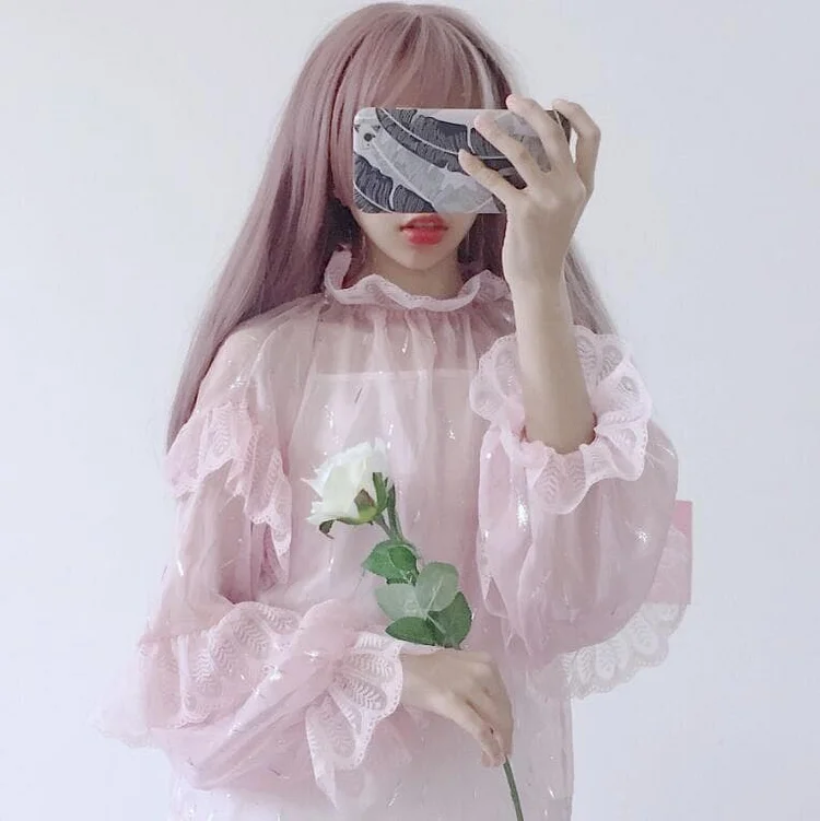 Kawaii Fairy Princess Lolita Chiffon Blouse SS2029