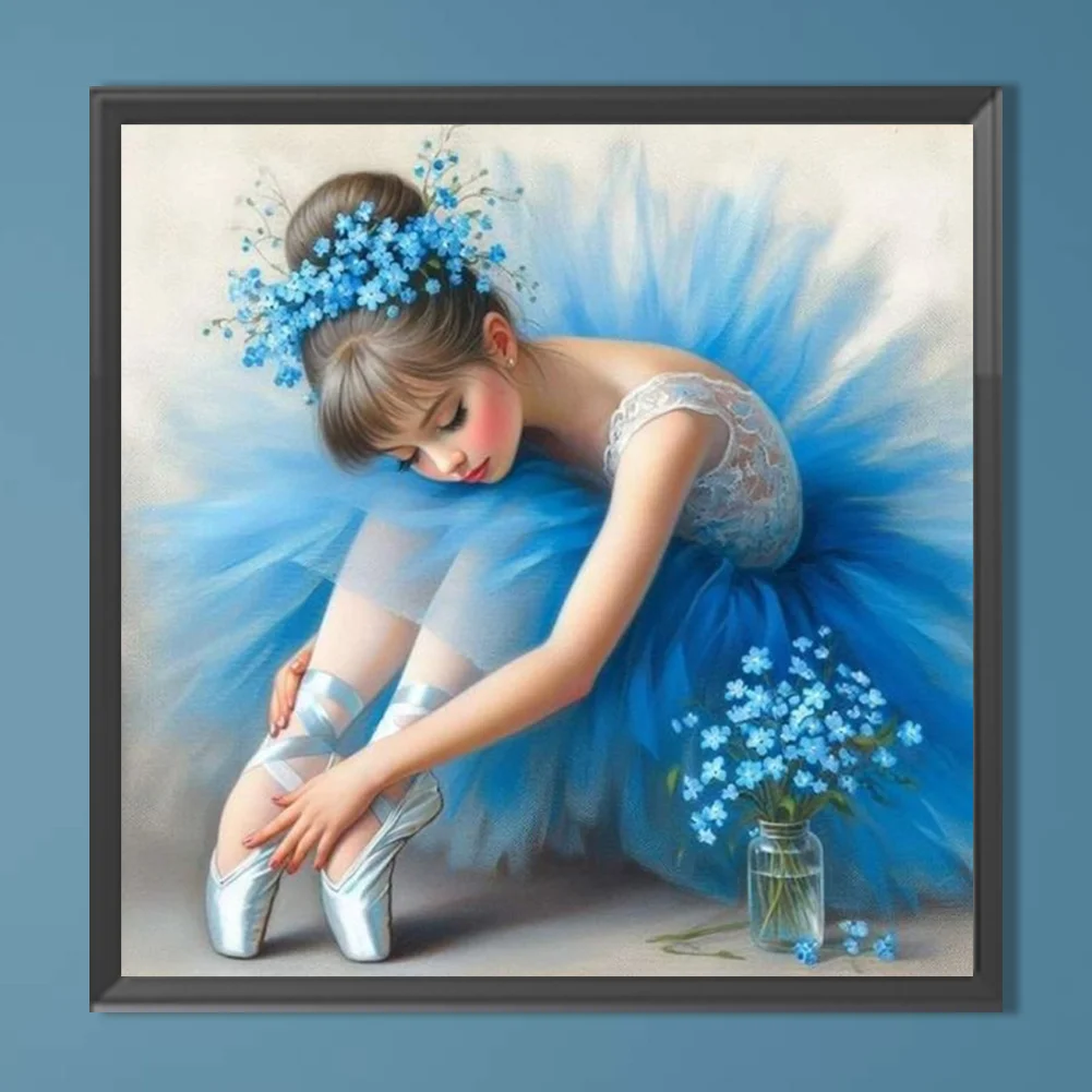 Diamond Painting - Full Round Drill - Ballet Girl(Canvas|40*40cm)