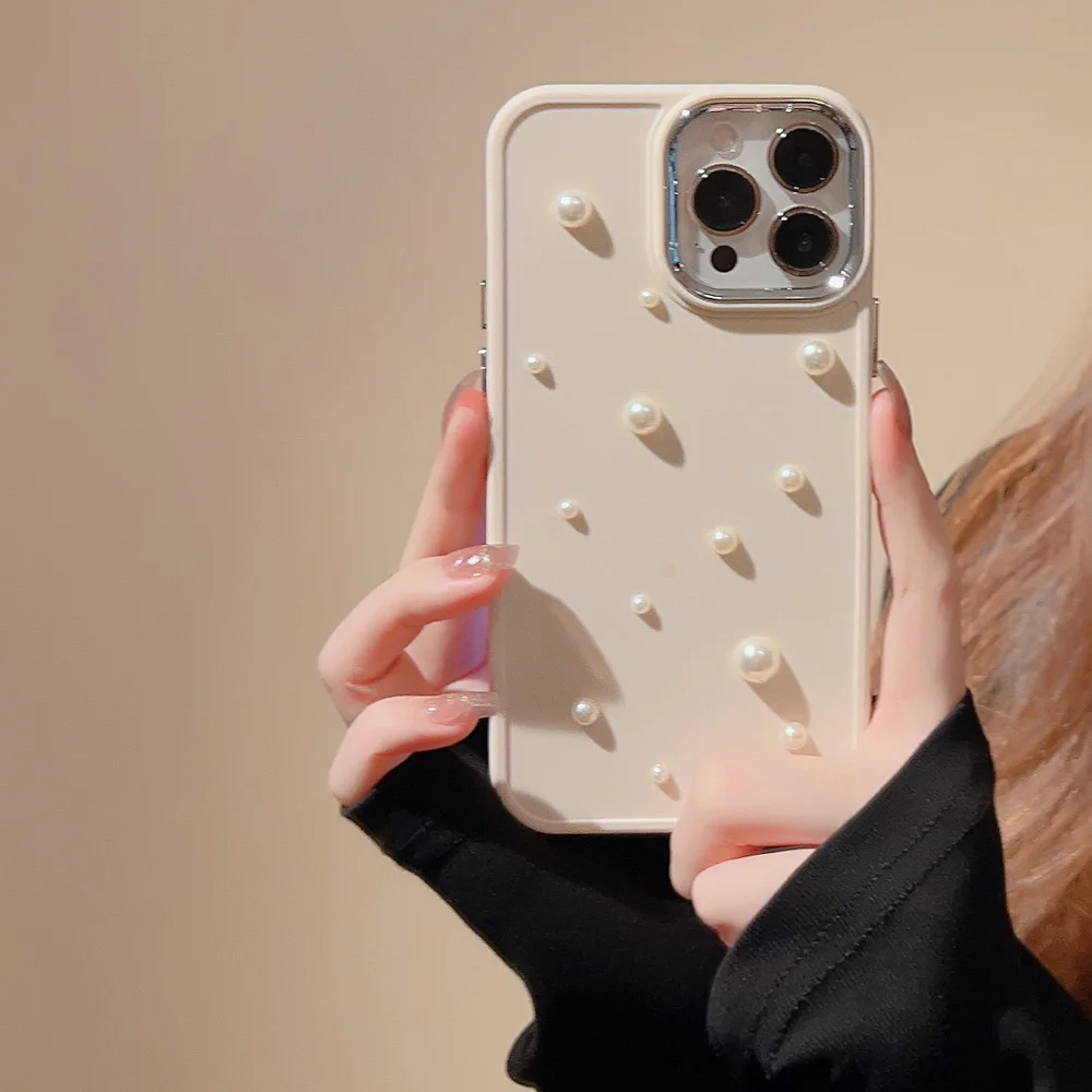 Luxury 3D Pearl Phone Case