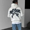 Men's Oversized Lettering Hoodie by Inlyline