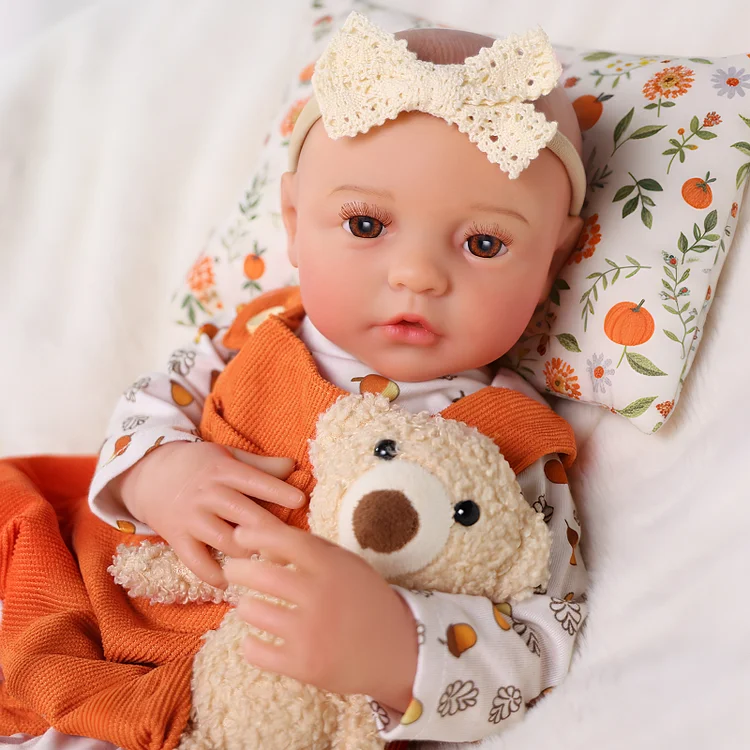 Babeside Quiet Reborn Baby Suri 17" Little Infant Girl Best Gift for Kids