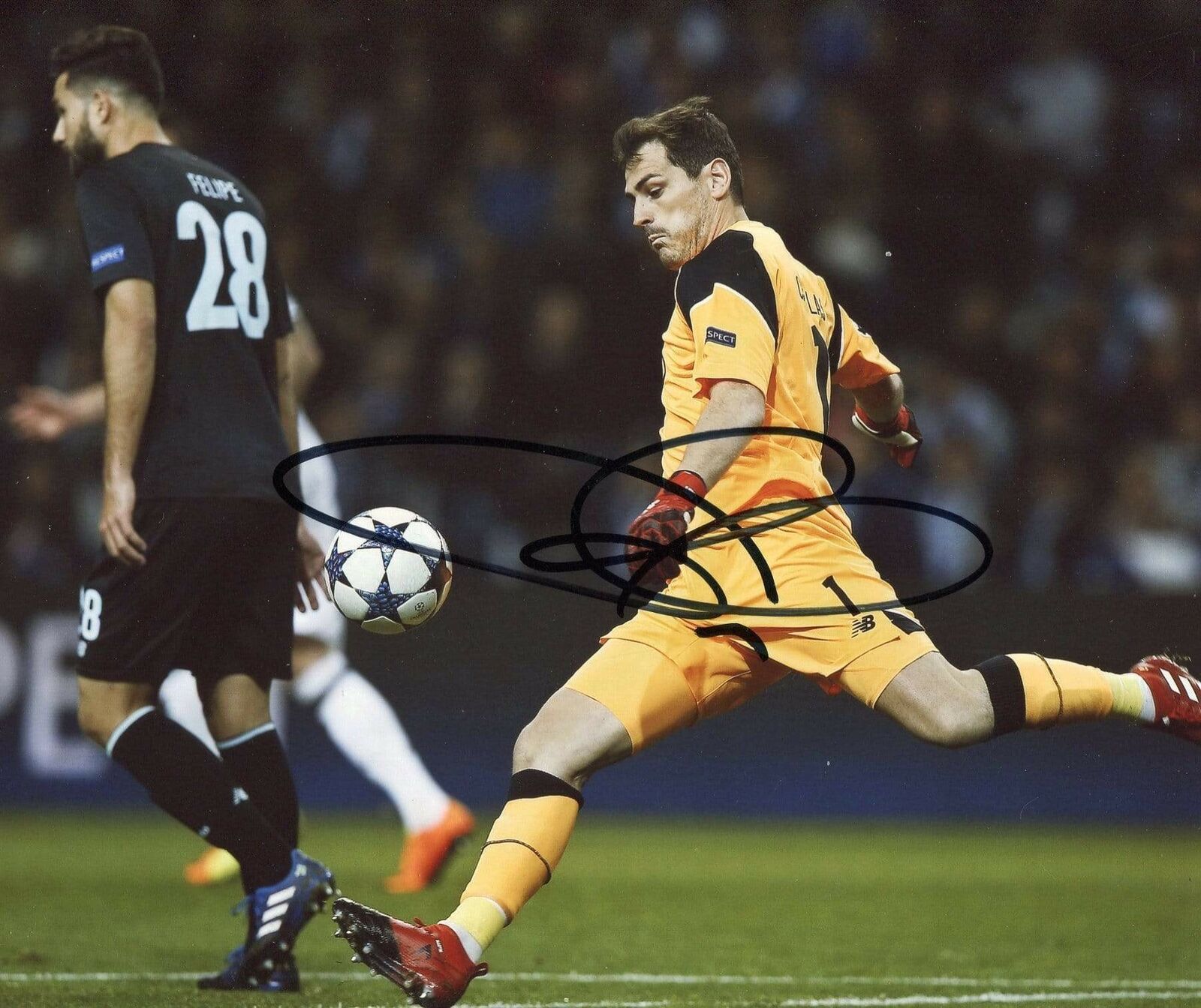 SOCCER Iker Casillas autograph, In-Person signed Photo Poster painting