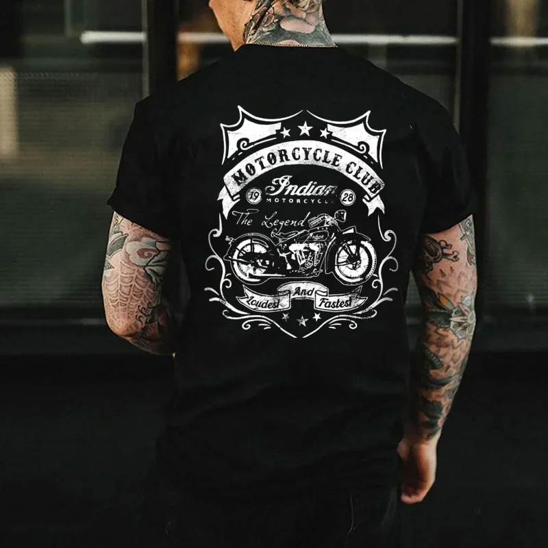 MOTORCYCLE CLUB Print Men's T-shirt