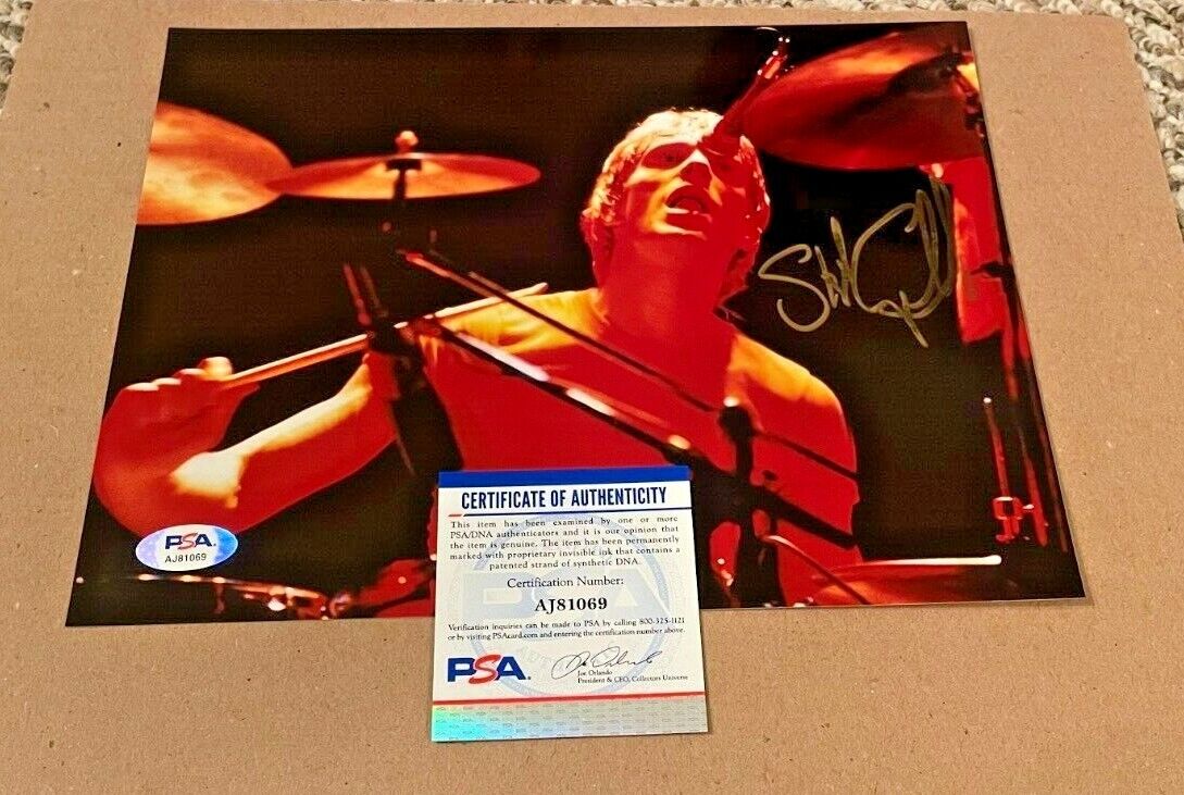 STEWART COPELAND SIGNED POLICE DRUMMER 8X10 Photo Poster painting PSA/DNA CERTIFIED #3