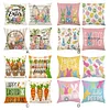 4pcs Easter Bunny Pillow Covers Decorative Couch Cushion Case 45x45cm Pillowcase