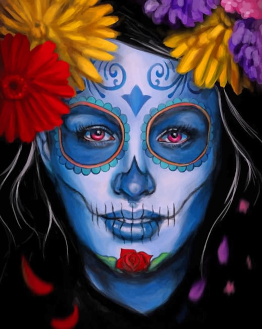 

Female Sugar Skull – Paint By Numbers - 40*50CM, 501 Original