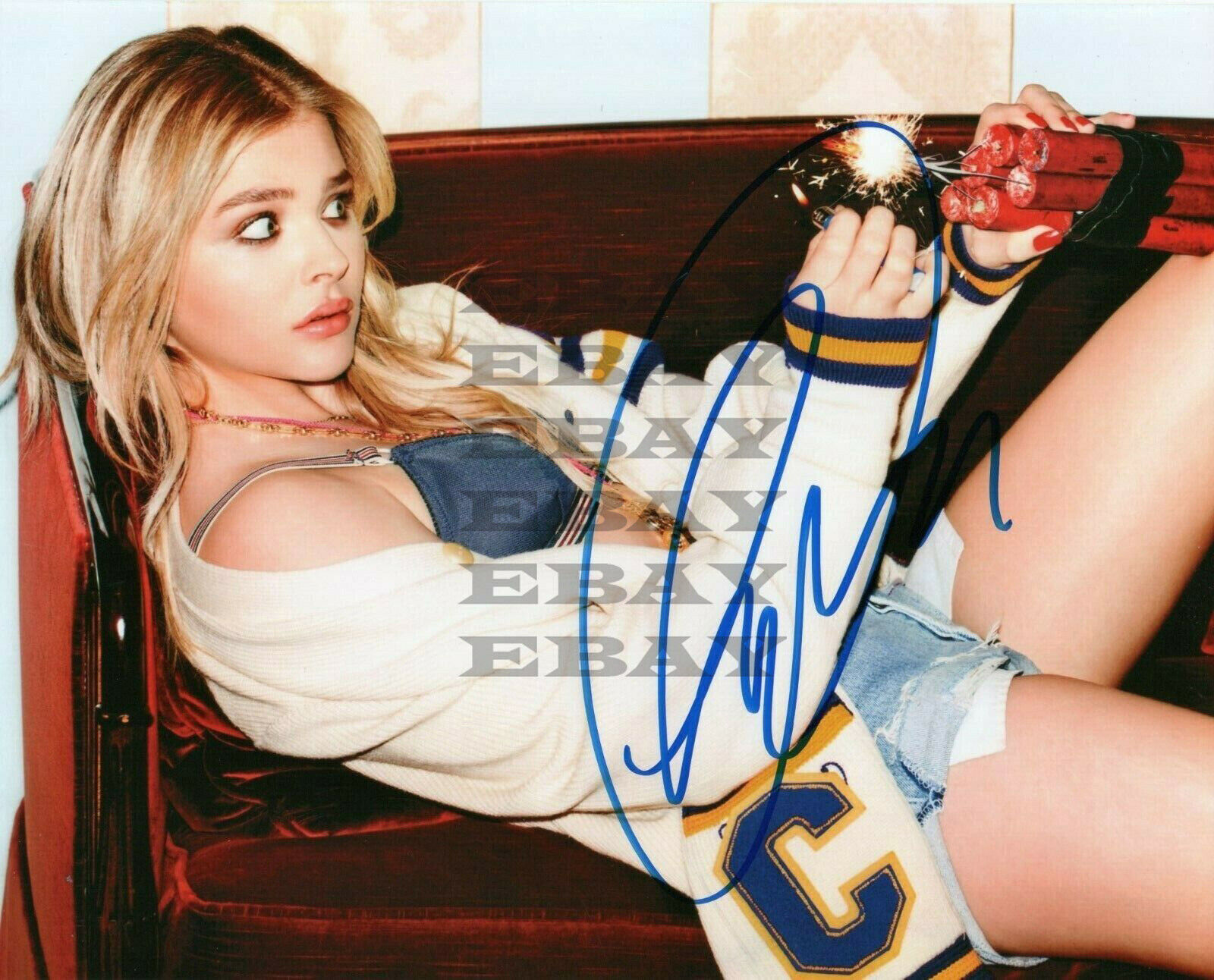 Chloe Grace Moretz Autographed Signed 8x10 Photo Poster painting Reprint