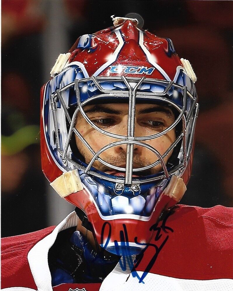 Montreal Canadiens Al Montoya Signed Autographed 8x10 COA F