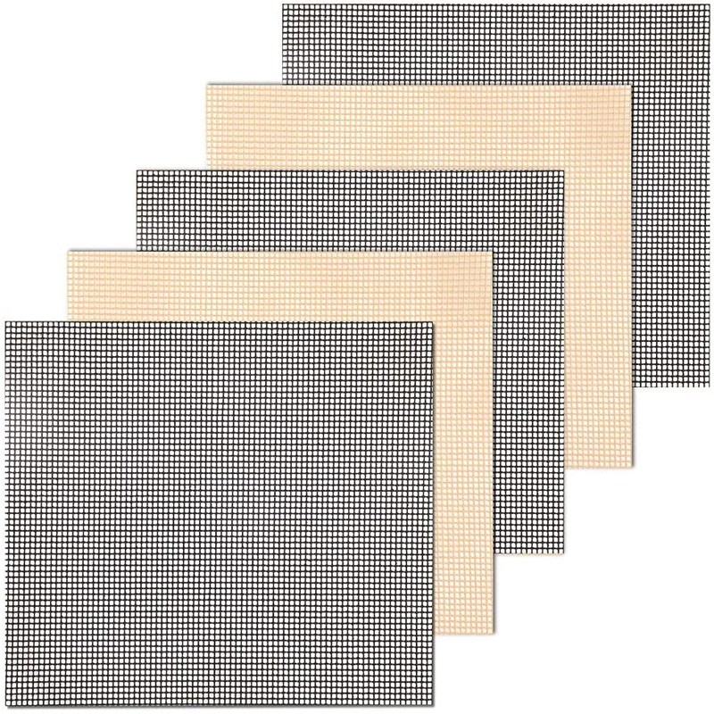 

BBQ Washable Coated Barbecue Grid Shape Mat Reusable Baking Mat, 501 Original