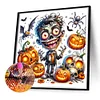 Multistyle Nuits D'Horreur D'Halloween - Peinture Diamant Ronde - 40 X 40 CM