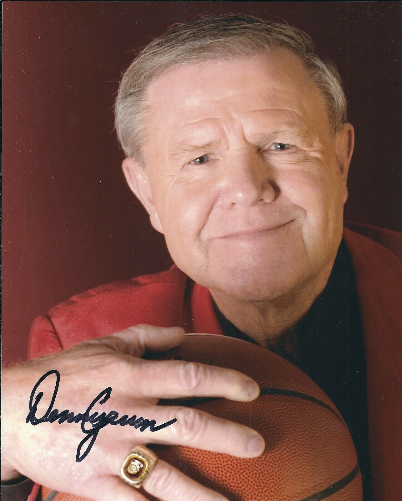 Signed 8x10 DENNY CRUM Louisville Cardinals Autographed Photo Poster painting w/COA