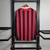 2009/2010 Retro Long Sleeve AC Milan Home Football Shirt 1:1 Thai Quality