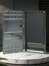 Magnetic Carp Fishing Organizer Box Compartment Swivels Hooks Bait Storage Case