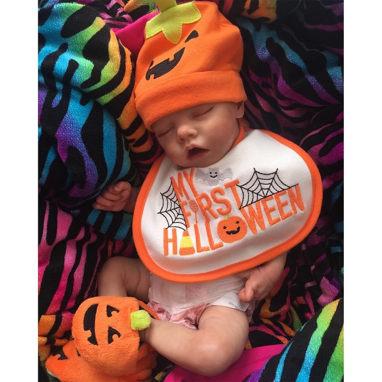 17'' Realistic Soft Reborn Sleeping Doll Named Phoebe Rebornartdoll® Rebornartdoll®