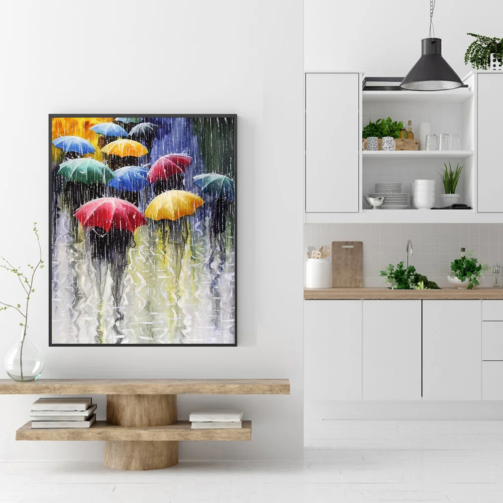 Rain Street - Paint By Number(40*50cm)