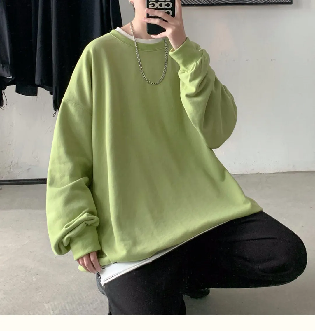 Brownm Boy Basic Oversized Sweatshirt