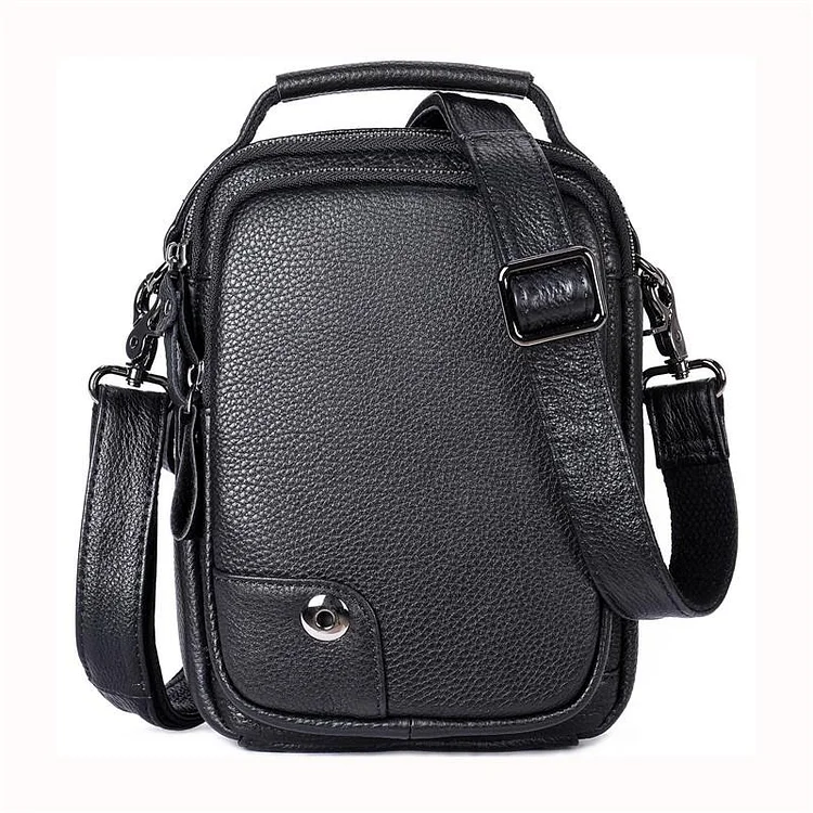 Mens Practical Muiltipurpose Shoulder Bags Leather Messenger Bags Handbags