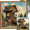 Goblin Shoe House-11CT Stamped Cross Stitch 45*45cm tapestrymarket