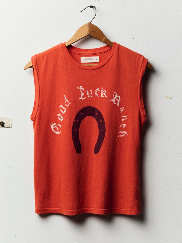 The "good luck ranch" Muscle Tee tjj Shicloths