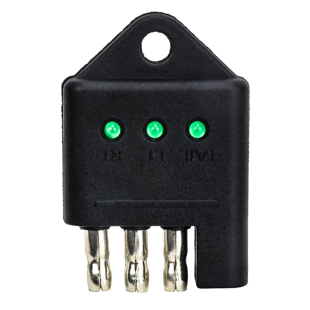 

TIROL 4 Way Flat Trailer Wiring Tester Tail Turn Signal Trouble Shooter, 501 Original