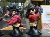 Super Saiyan 4 Son Goku & Vegeta Bust Statue - Dragon Ball Statue - RuYun Studio