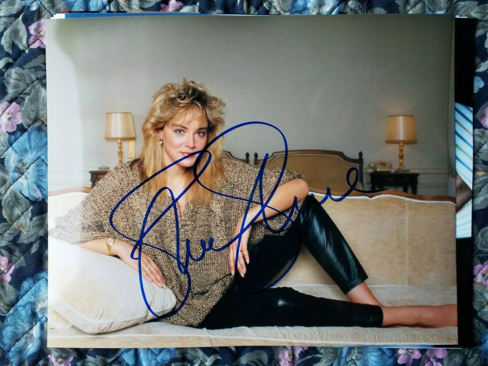 Sharon Stone Authentic Signed 8x10 Photo Poster painting Autographed Picture Hot!