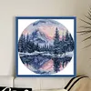 Round Four Seasons-Winter-14CT Stamped Cross Stitch 33*33cm/12.99*12.99in tapestrymarket