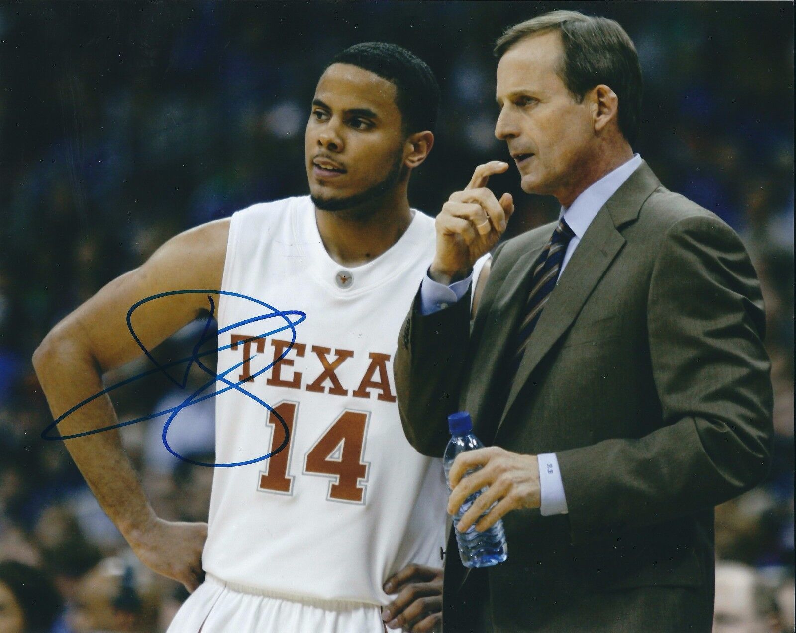 Signed 8x10 D.J. AUGUSTIN University of Texas Autographed Photo Poster painting COA