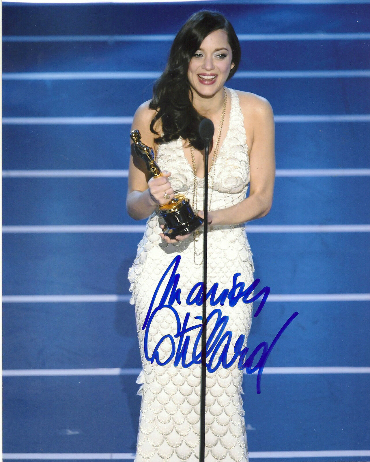 MARION COTTILARD 'LA VIE EN ROSE' OSCAR WINNER SIGNED 8X10 PICTURE *COA 1