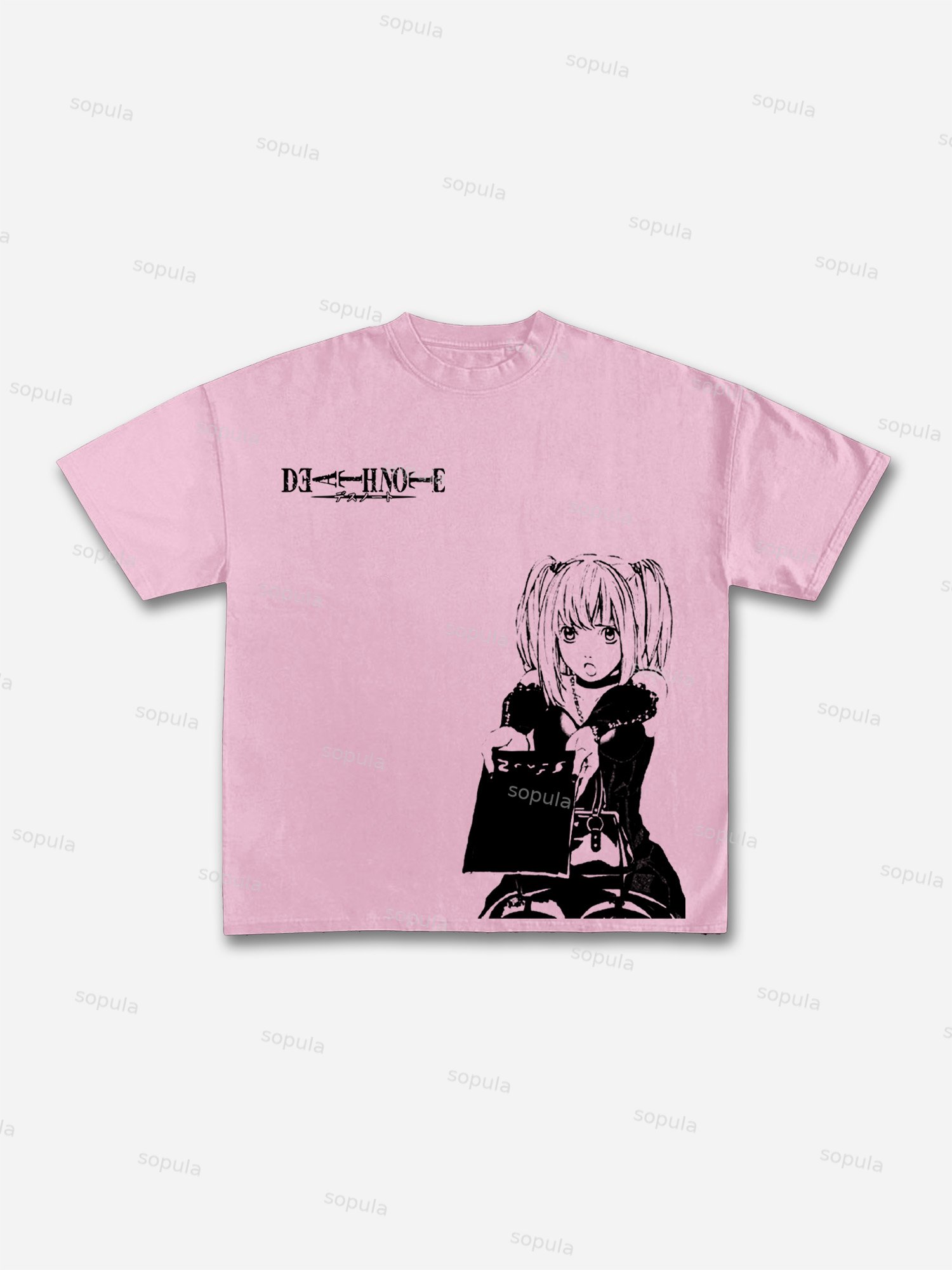 Death Note Manga Graphic Cotton T-shirt - Sopula｜Premium Graphic Tees & Graphic Clothing