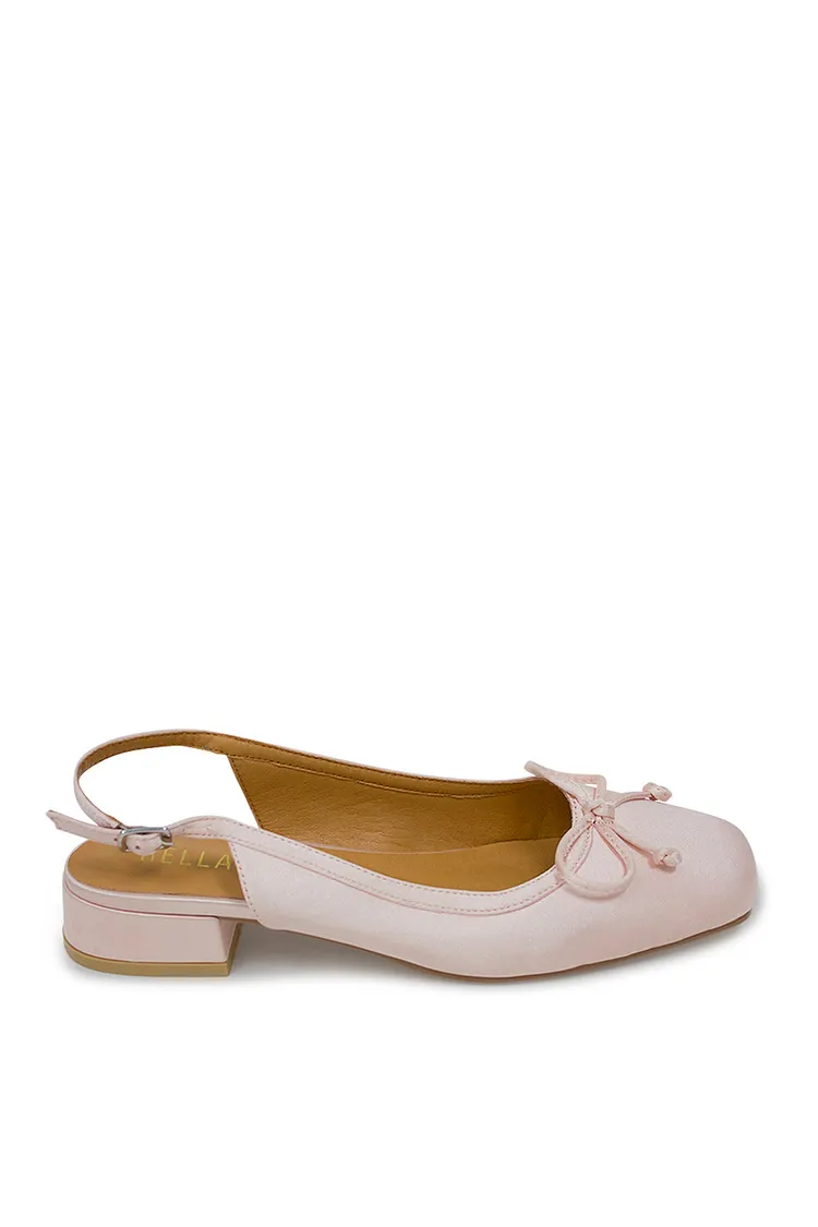  Slingback Ballet Flat - Pink Satin